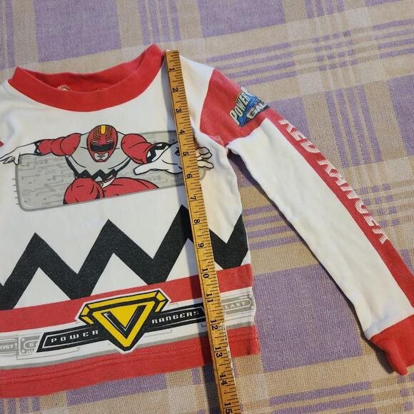 RARE Vintage Mighty Morphin Power Rangers Red Ranger Unisex Youth Sz 6 90s Lost - Picture 9 of 10